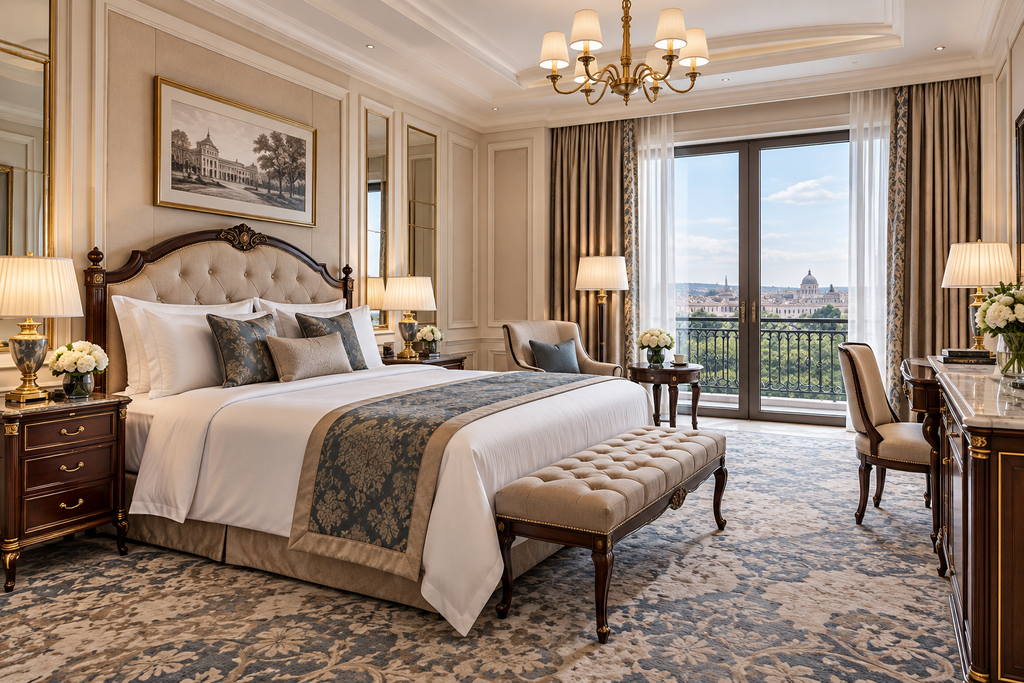 Custom hotel guestroom furniture by KUANGYU