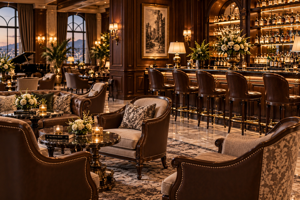 Hotel public area furniture for luxury lounge and bar