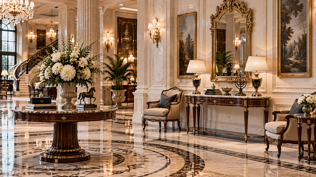 Custom hotel lobby accent furniture by KUANGYU
